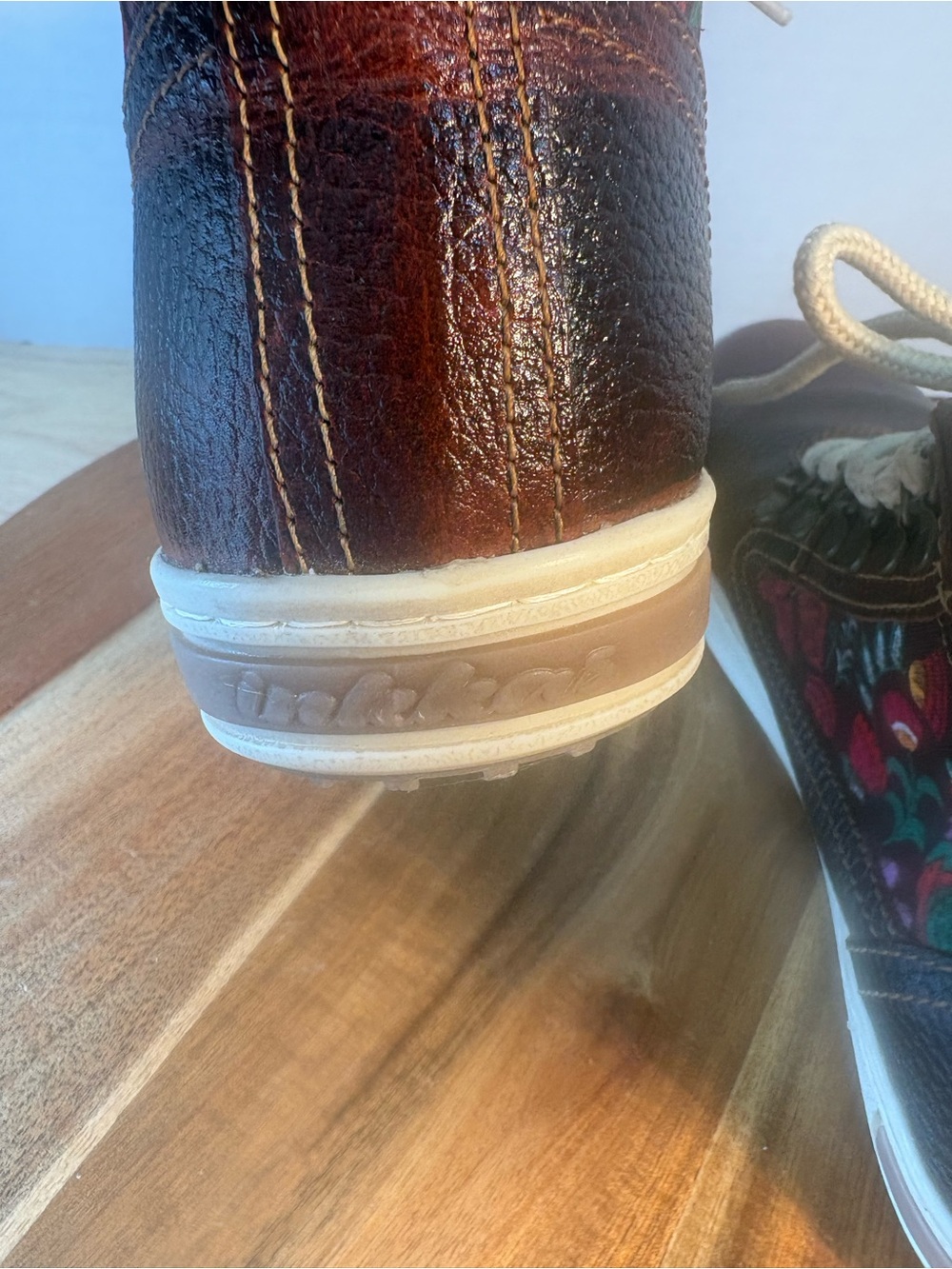INKKAS Roster Tan Leather-Lined Shoe with Black Insole - Picture 7 of 10